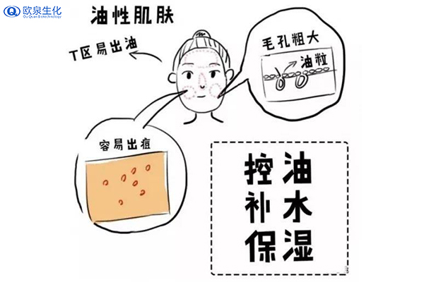油性皮肤爱长痘怎么调节护理-欧泉生化